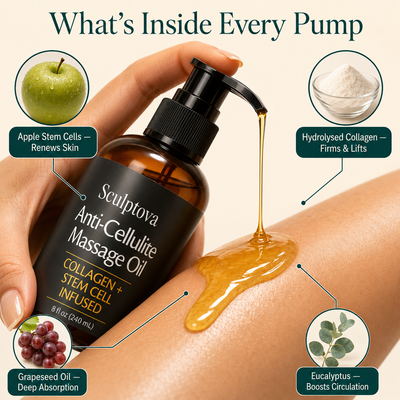 Sculptova Firming Body Oil – Collagen + Plant Stem Cells